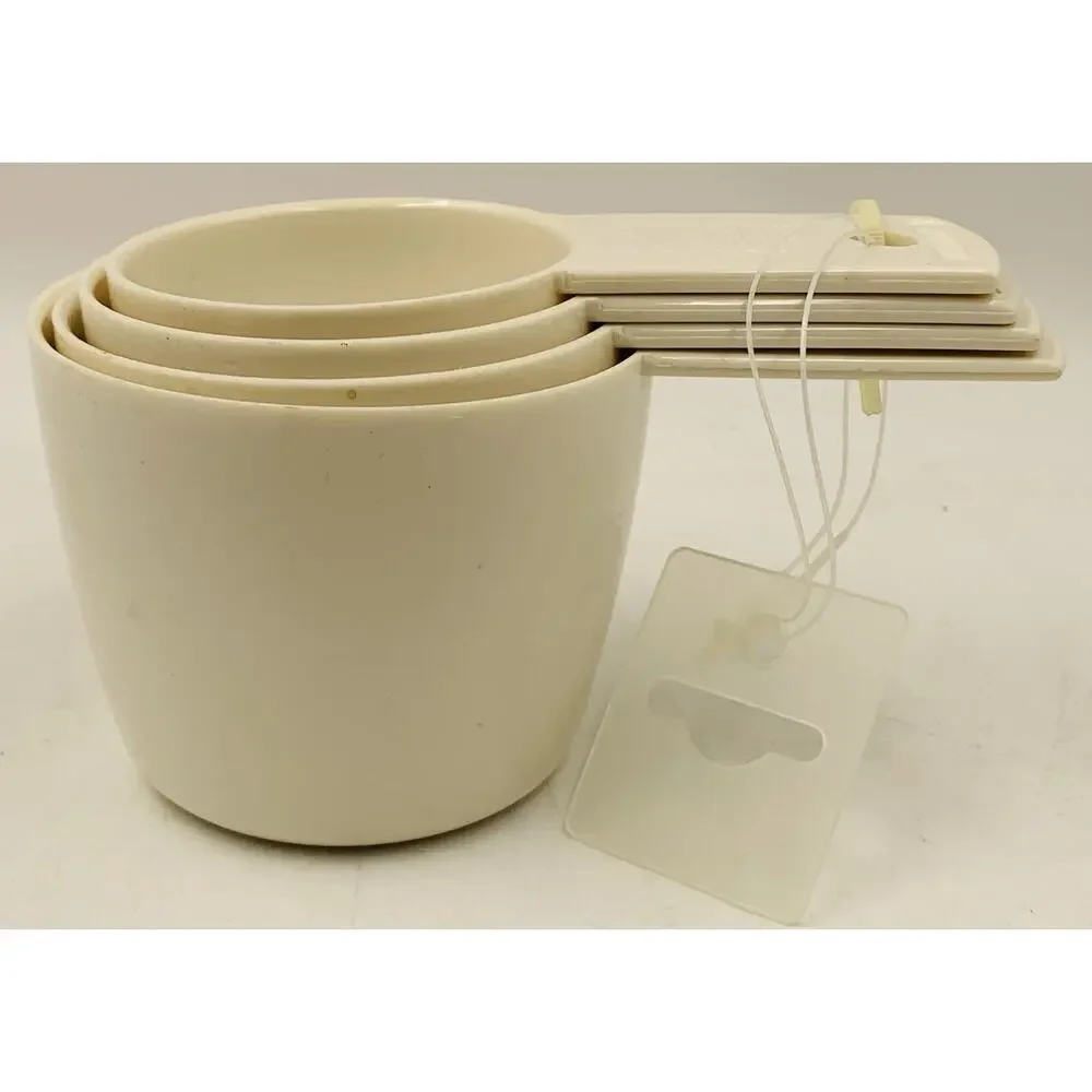 Vintage 1999 PYREX Accessories MEASURING CUP Set NOS White